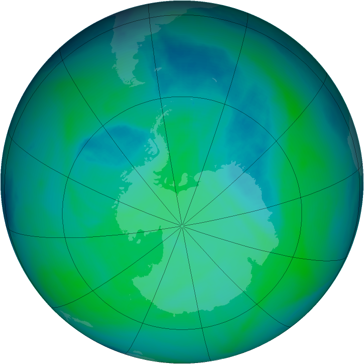 Ozone Map 2004-12-10